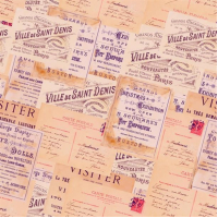 Paper Favourites Ephemera Labels 12x12 Inch Paper Pack (PF355)